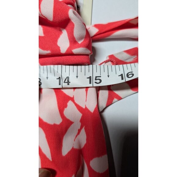 Eliza J Womens Wrap Dress Size 10 Wedding Guest Party Travel Floral Abstract - Picture 14 of 15